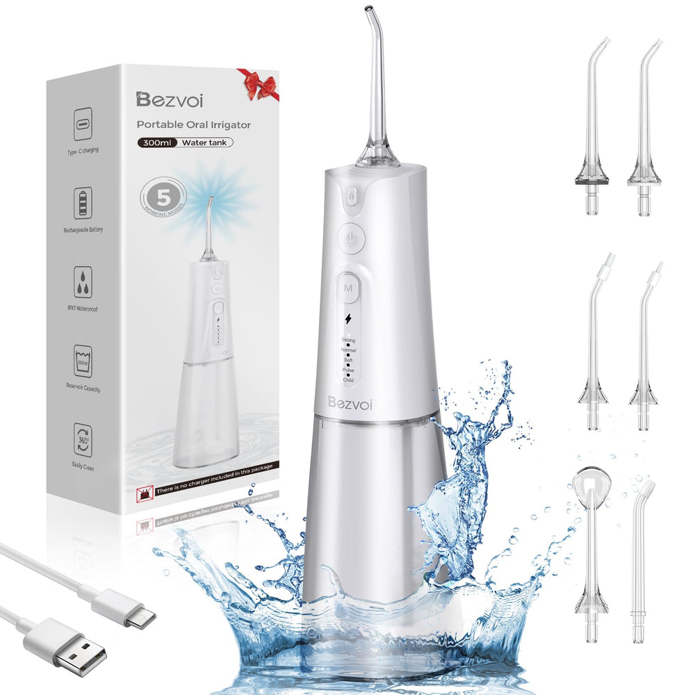 Bezvoi Y207 side view of water flosser