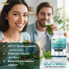 B.Fresh 120 capsules packaging and label