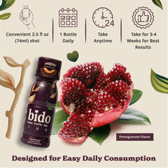 Woman enjoying daily wellness drink