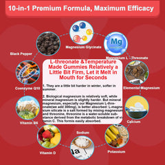 Close-up of Biduka Raspberry Gummies bottle displaying 65-count