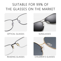 Complete replacement kit contents for eyeglasses nose pads