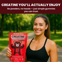 Ingredients and allergen information for creatine gummies