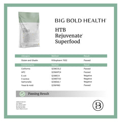 BIG BOLD HEALTH HTB Rejuvenate daily-use mix being whisked into smoothie.