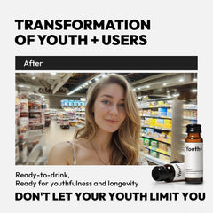 Concept image illustrating radiant skin and healthy hair