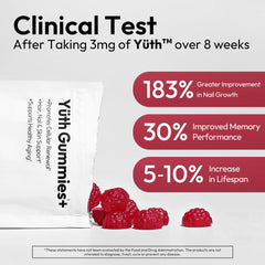 Gummy supplement highlighting vitamins for collagen support