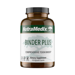 NutraMedix Binder Plus bottle with 120 capsules