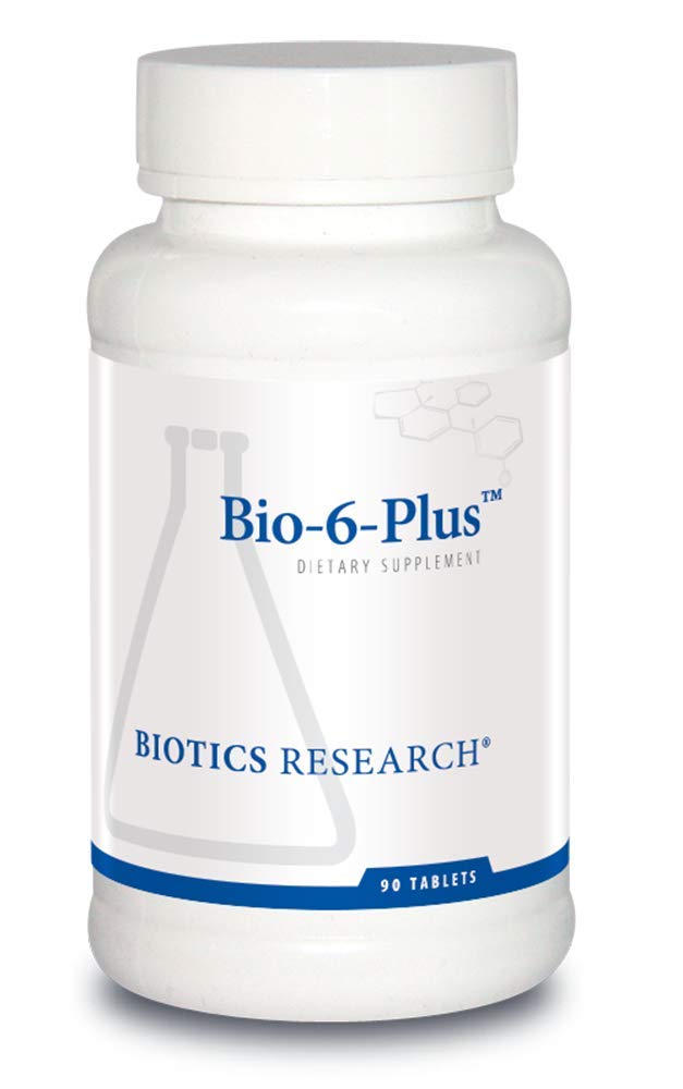 Biotics Bio 6 Plus Digestive Support bottle front view