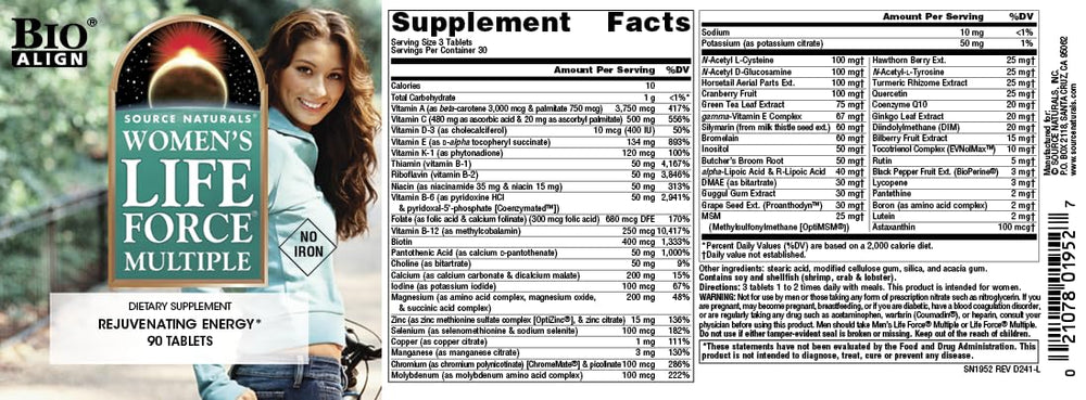 Bio-Aligned Formula designed to support women's health systems