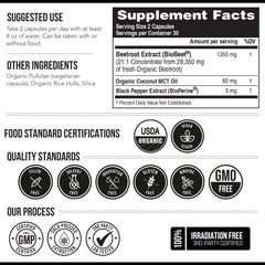 Vegan and GMO-free BioBeet label