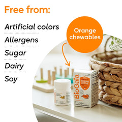 Allergen-free claim: dairy, soy, gluten free icon on packaging