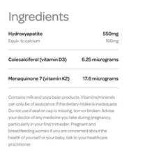 Visual concept showing daily use for bone health and calcium absorption