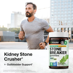 BIO KRAUTER bottle closeup highlights 1600 mg strength per serving.