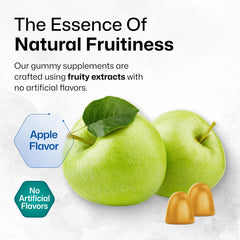 BIO KRAUTER Dandelion Root Gummies ingredients-label closeup underlines vegan non-GMO formula