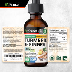 Graphic illustrating German technology used to craft curcumin liquid