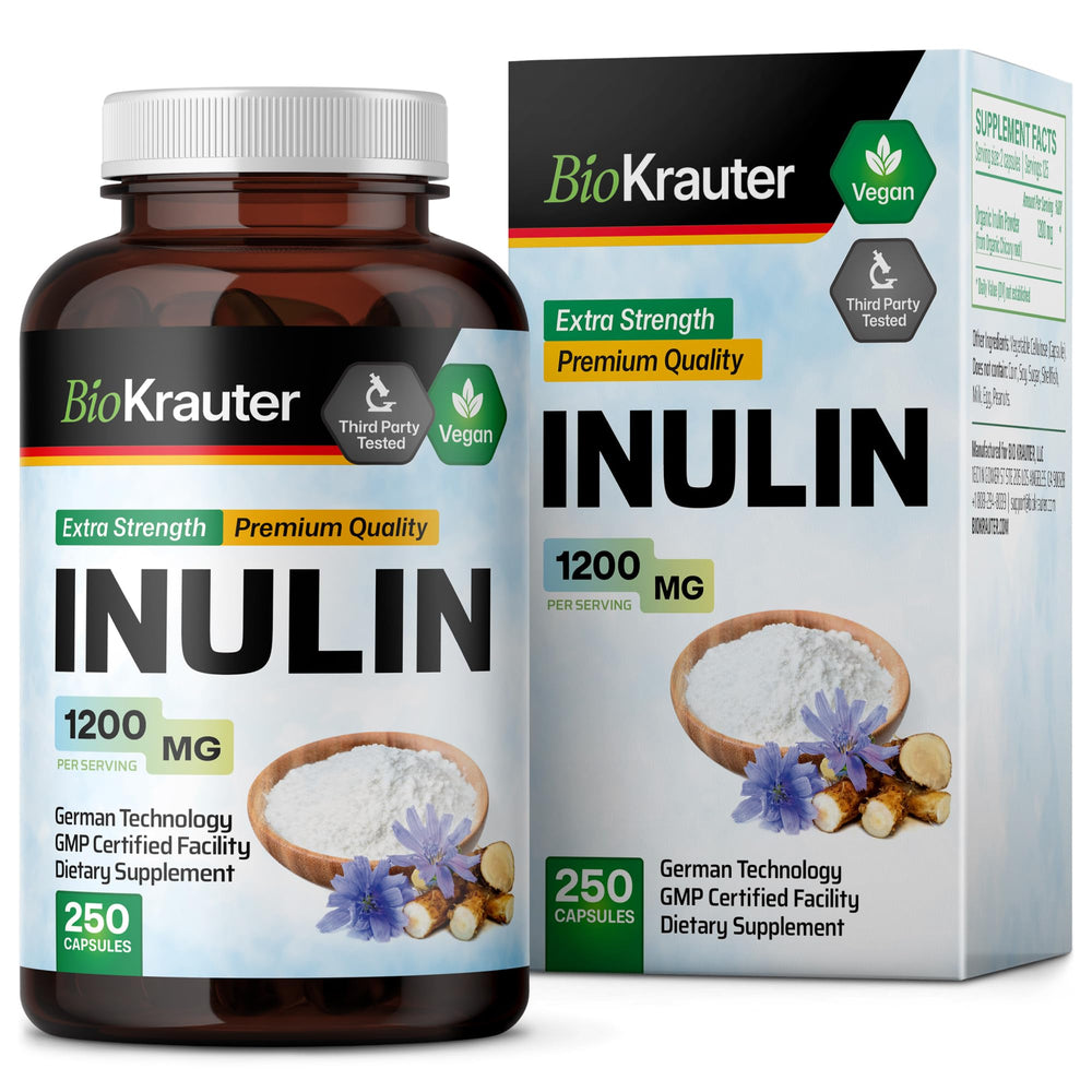 Packaging and product information for BIO KRAUTER Inulin