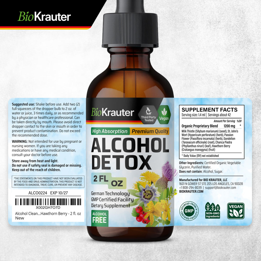 BIO KRAUTER 2oz bottle front label