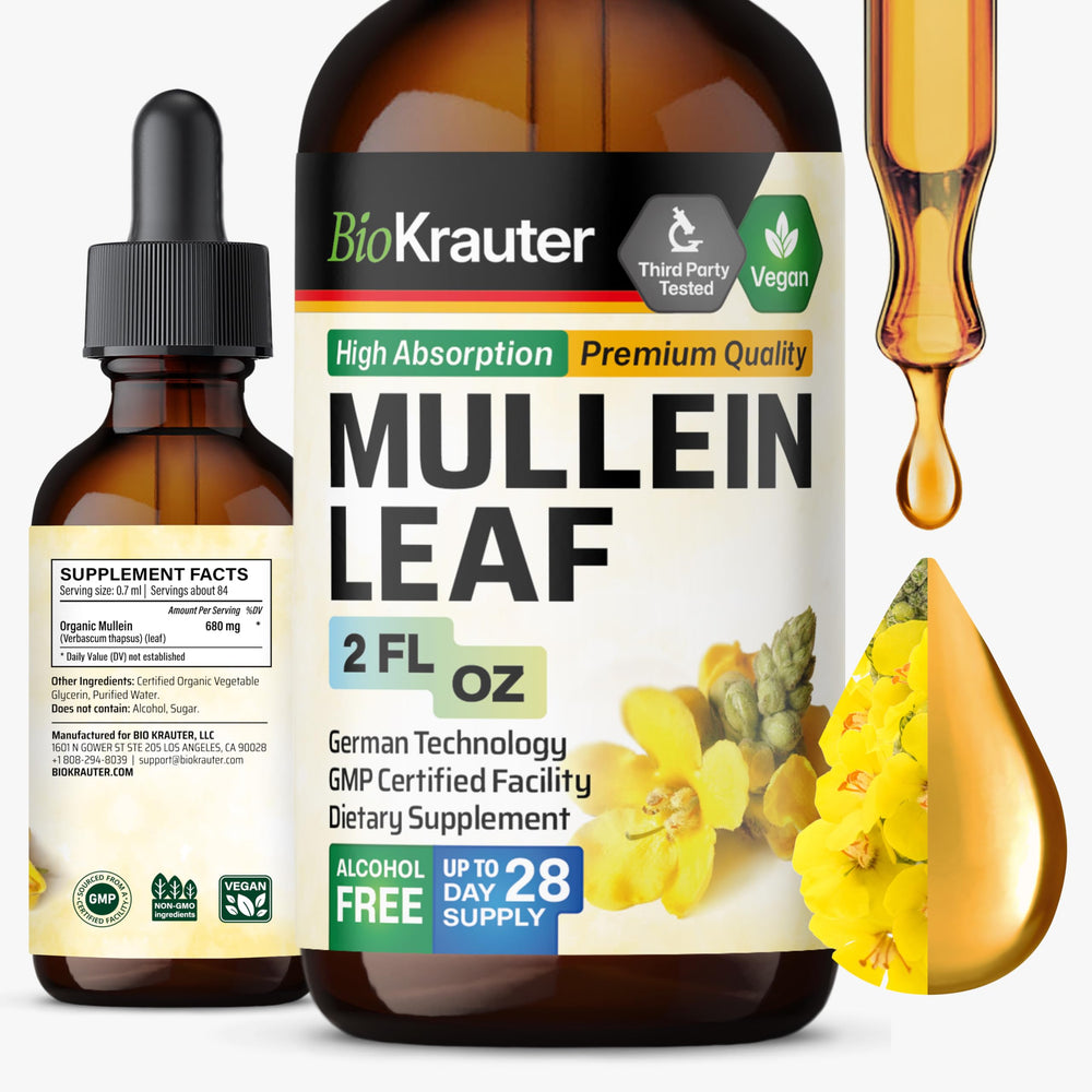 BIO KRAUTER Mullein Leaf Extract bottle front view