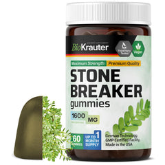 BIO KRAUTER Chanca Piedra gummies package shot for natural kidney and gallbladder support.