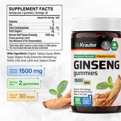 Gummies in jar with strawberry flavor branding