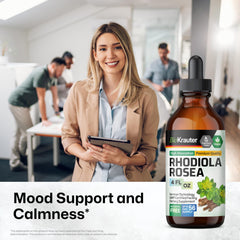 BIO KRAUTER Rhodiola Liquid bottle with label