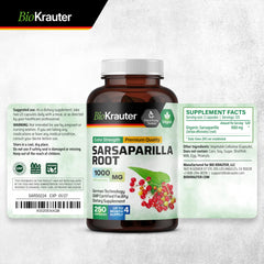 BIO KRAUTER Sarsaparilla Root single-ingredient wellness routine