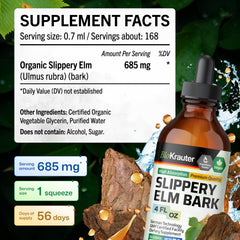 Illustration of slippery elm inner bark (Ulmus rubra)