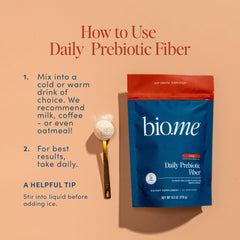 Glyphosate residue-free label on Bio.me packaging