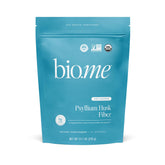Bio.me Psyllium Husk Fiber powder container with label