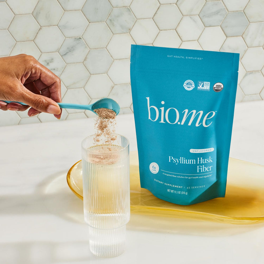 Packaging showing 45 servings and natural ingredients