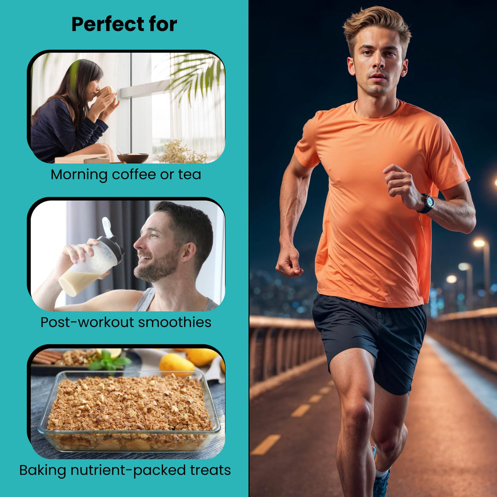 Collagen powder used in baking and recipes