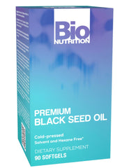 Bio Nutrition Black Seed Oil Premium 90 Softgels bottle