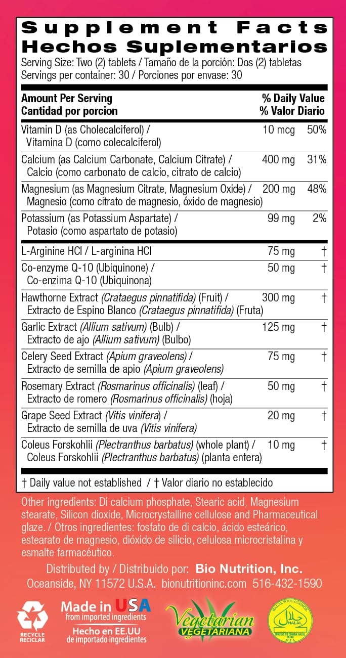 Product image of Bio Nutrition Blood Pressure Wellness packaging