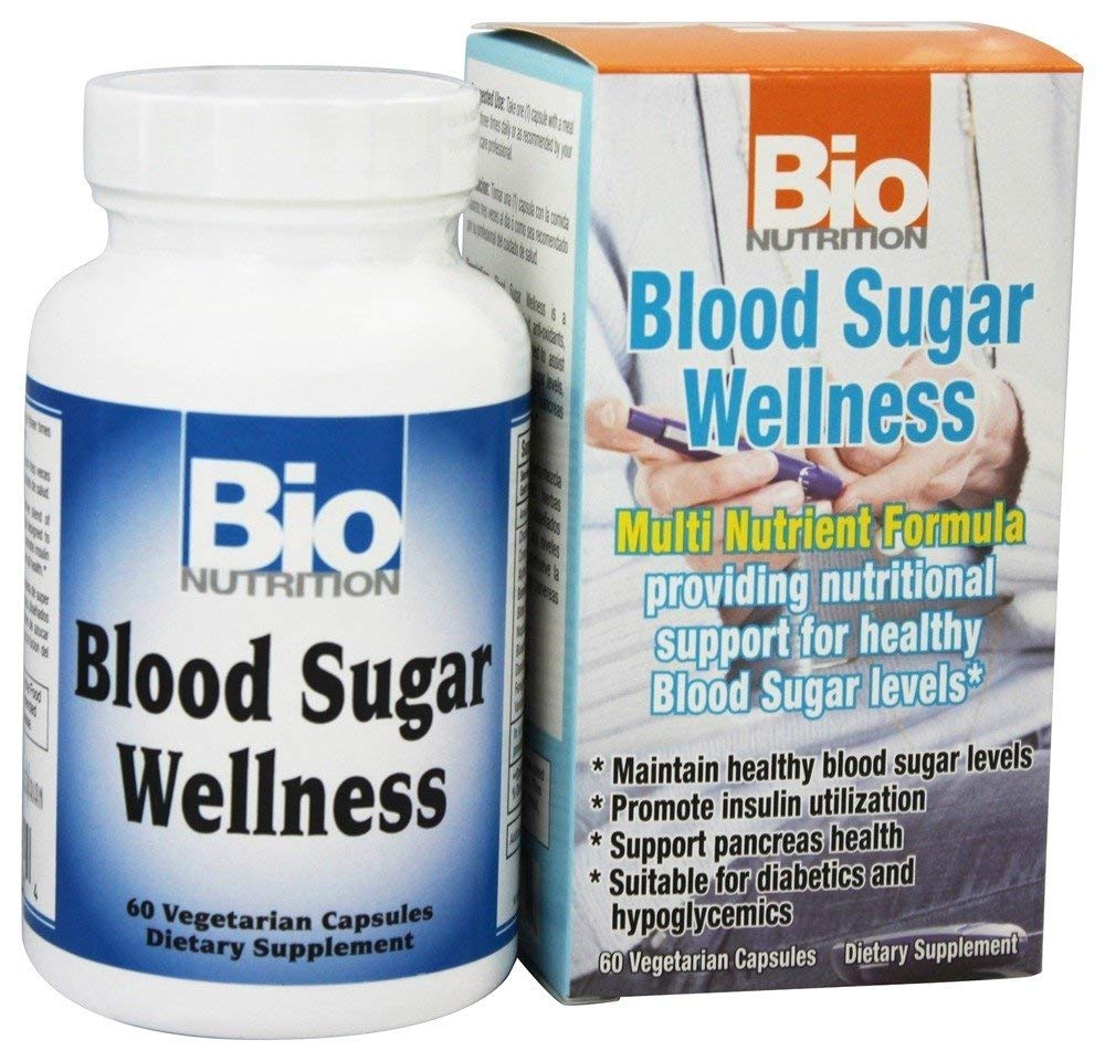 Bio Nutrition Blood Sugar Wellness bottle front view