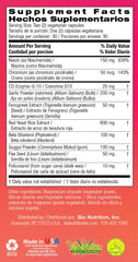 Free from corn gluten dairy salt wheat and preservatives