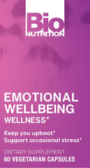 Nutrition facts and ingredients on the Emotional Wellbeing label