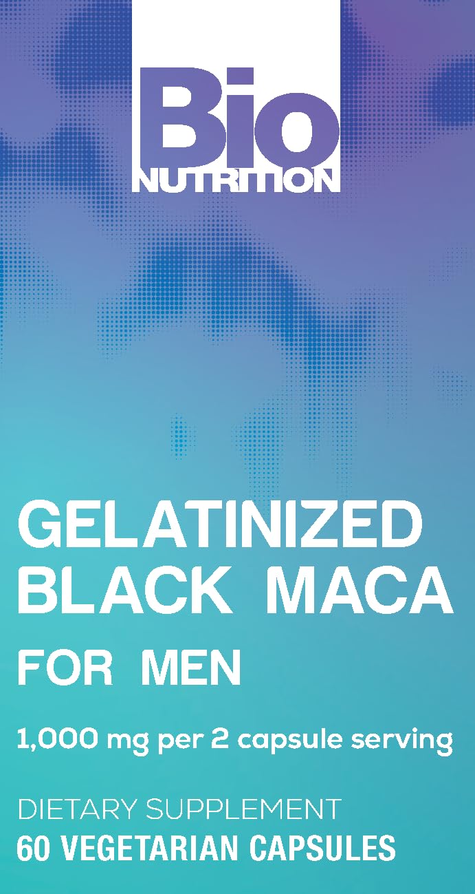 Maca root and capsules highlighting gelatinized form