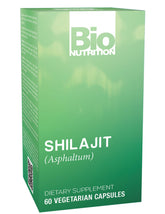 Bio Nutrition Shilajit Asphaltum bottle label