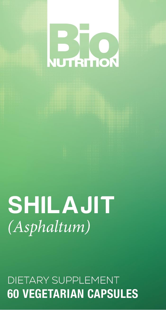 Dietary supplement facts panel for Shilajit capsules