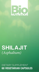 Dietary supplement facts panel for Shilajit capsules