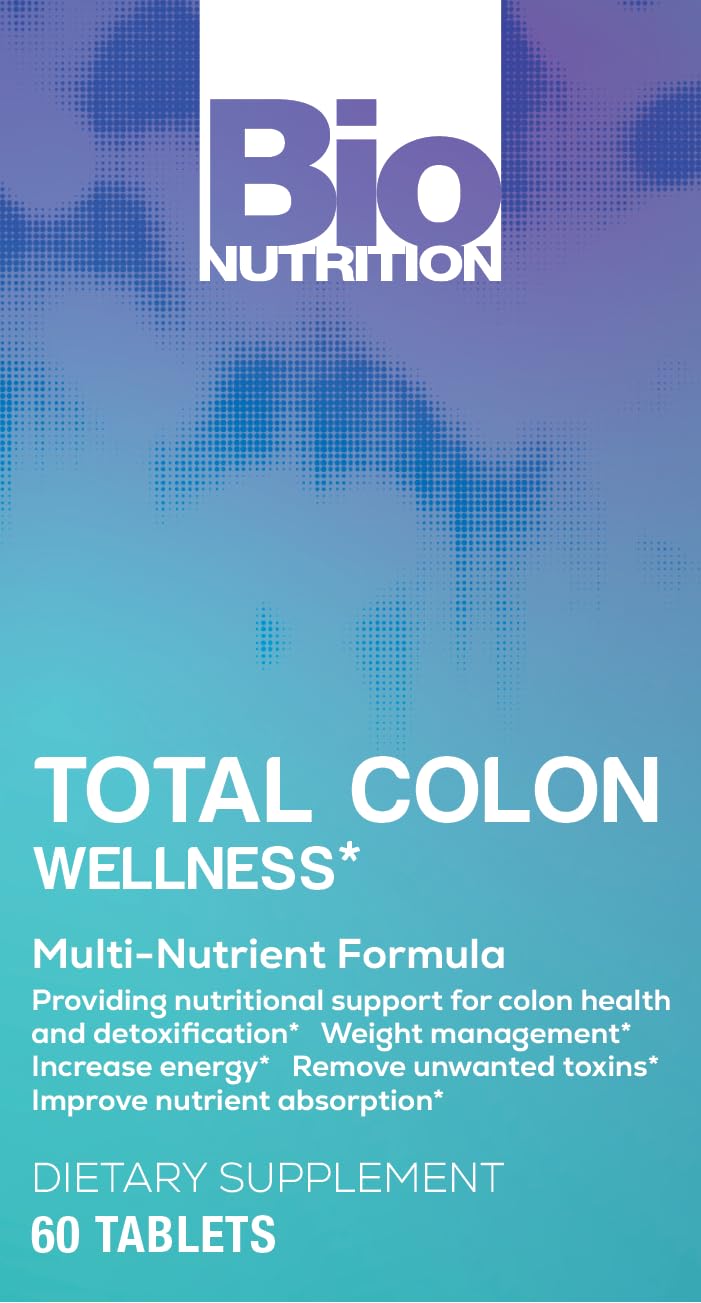 Full bottle of Bio Nutrition Total Colon Wellness