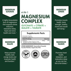 BioSchwartz Magnesium Complex bottle back showing ingredients