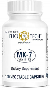 Bio-Tech Pharmacal MK-7 Vitamin K2 bottle - 100 Vcaps