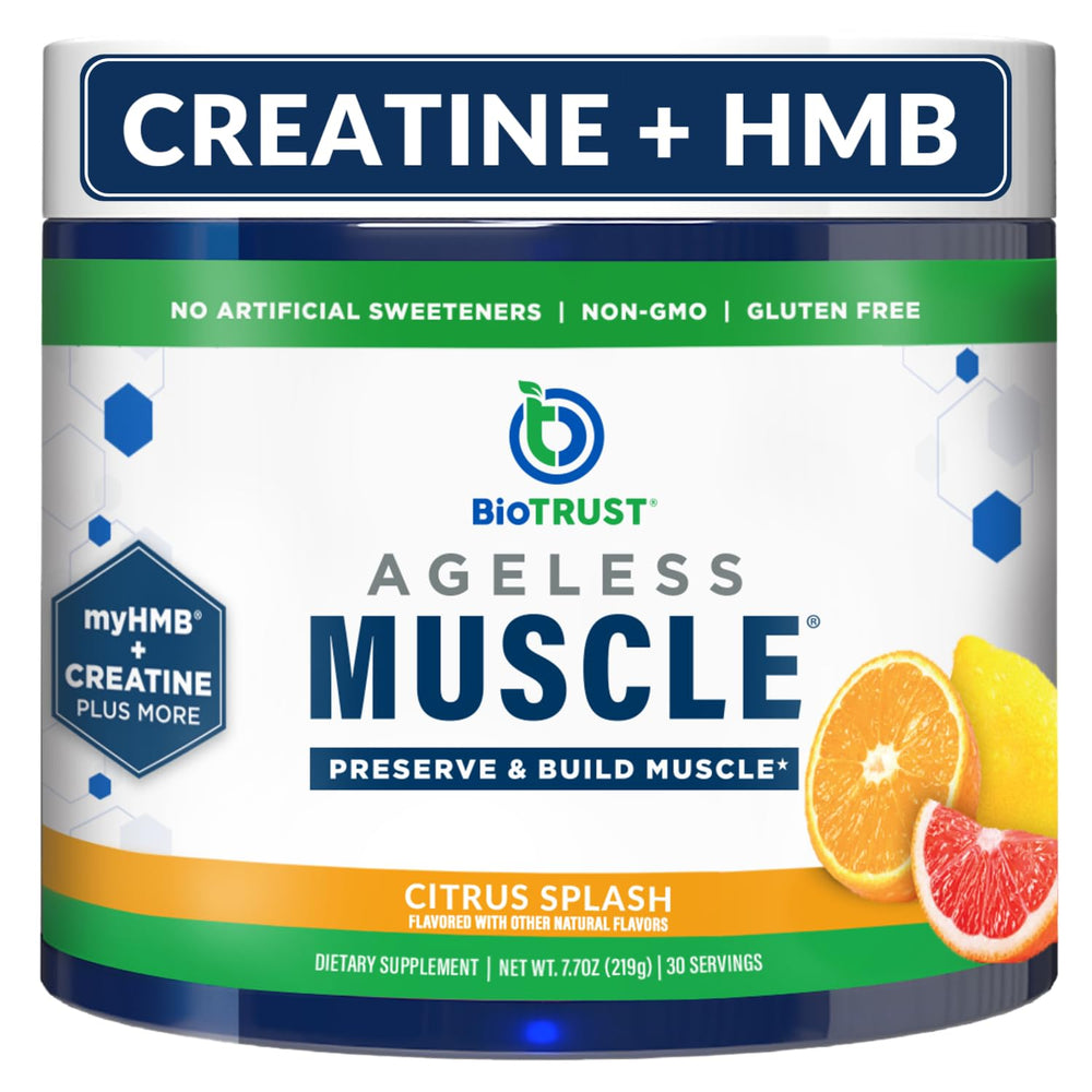 BioTRUST Ageless Muscle Builder Citrus Splash label