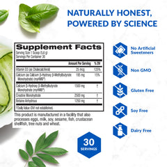 Non-GMO, gluten-free and dairy-free product label