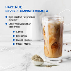 BioTrust Keto Elevate Hazelnut bottle side view