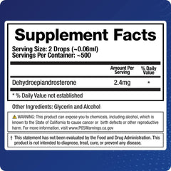 BioMatrix DHEA Liquid packaging and label