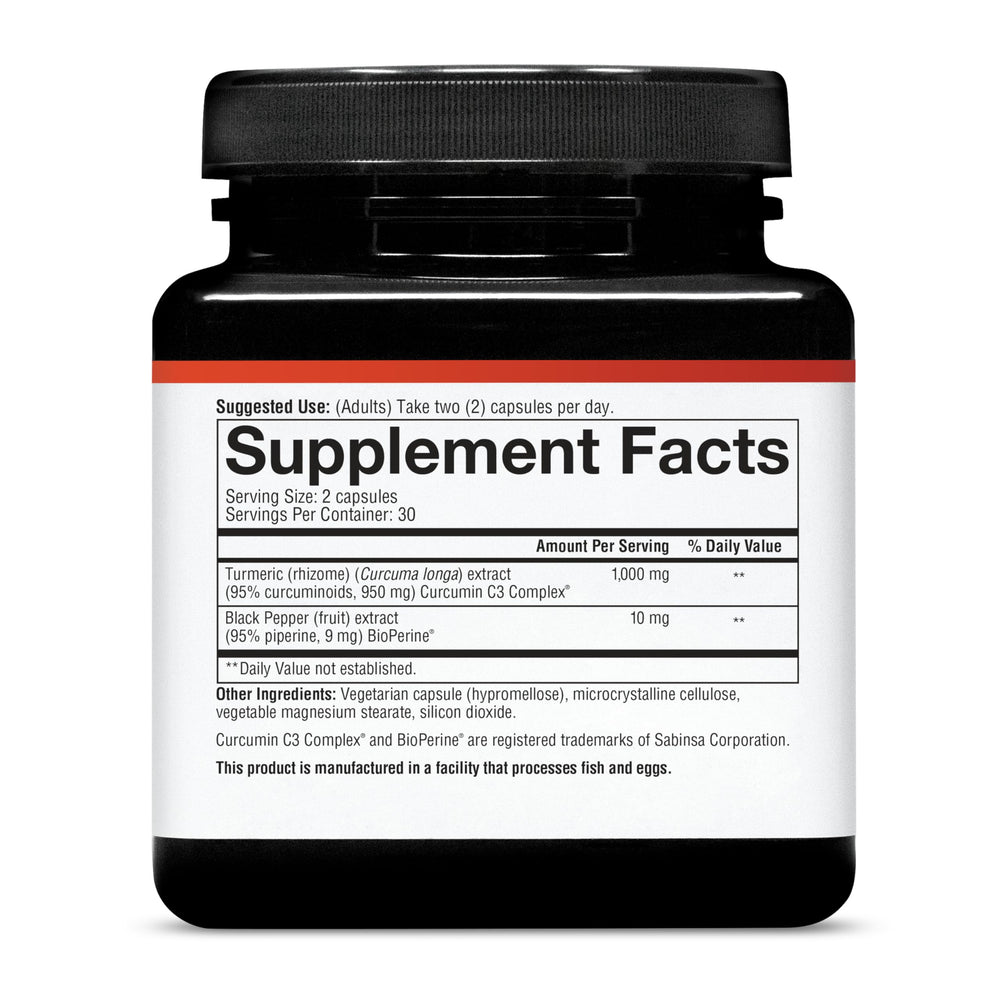 Illustration of BioPerine black pepper extract (10 mg) per serving