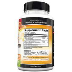 Antioxidant support from turmeric and ginger blend