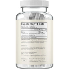 90-count bottle of Bioactive SAM-e 750mg supplement