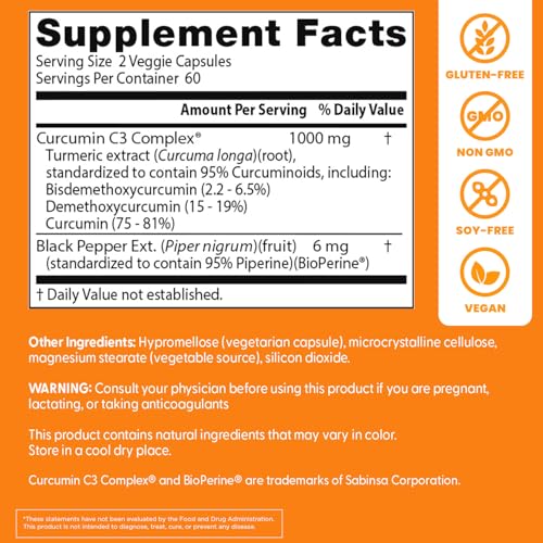 Close-up of bioavailable curcumin phytosome with phosphatidylcholine